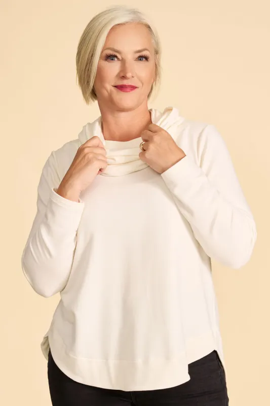 JORDYN Sweater- Cream sold by Anne Mulaire