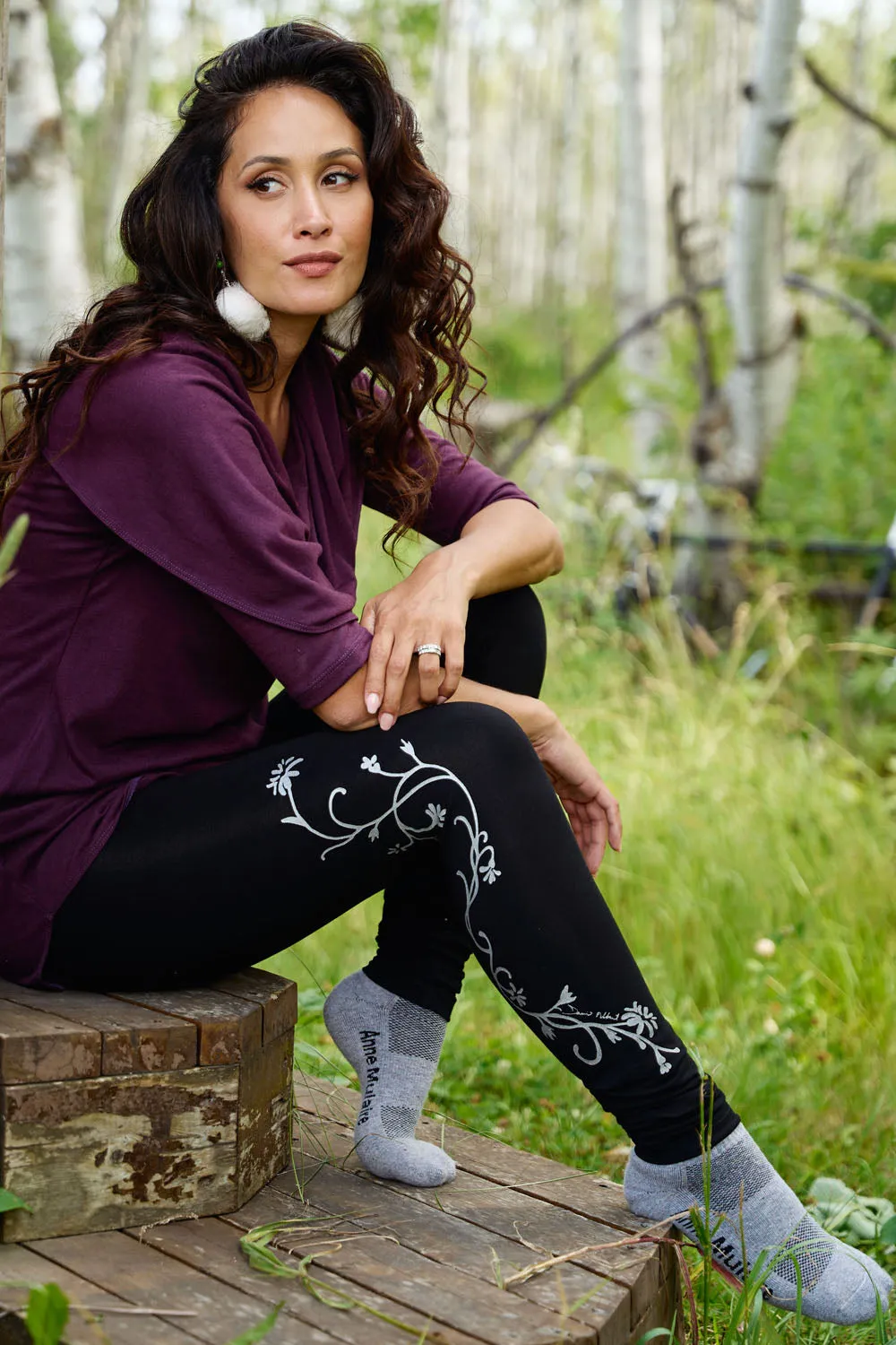 DANIELLE Tunic- Eggplant sold by Anne Mulaire product image thumbnail 5