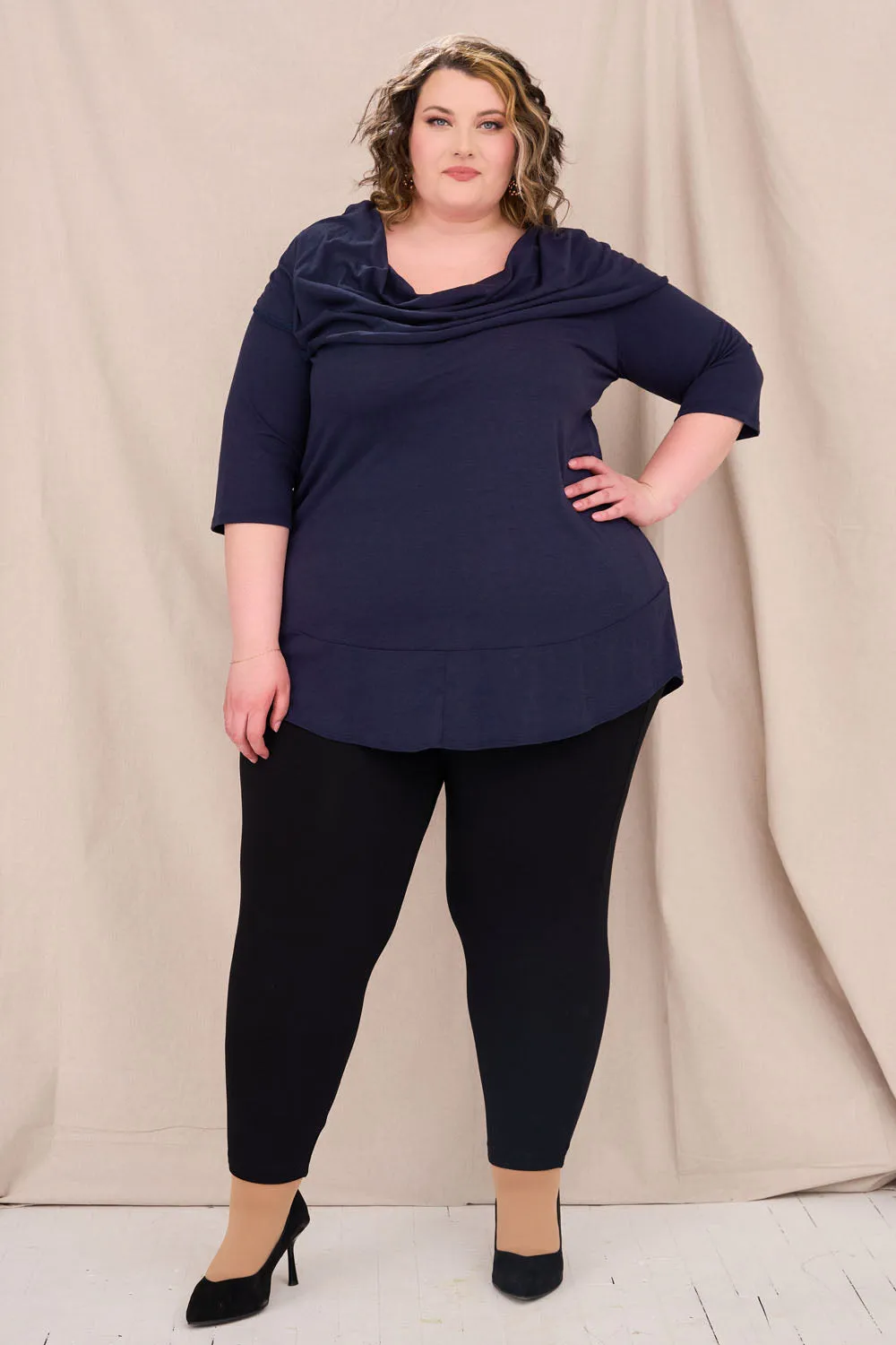 DANIELLE Tunic- Navy sold by Anne Mulaire product image thumbnail 4