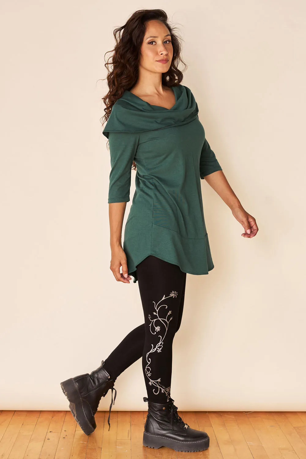 DANIELLE Tunic- Forest Teal sold by Anne Mulaire product image thumbnail 2