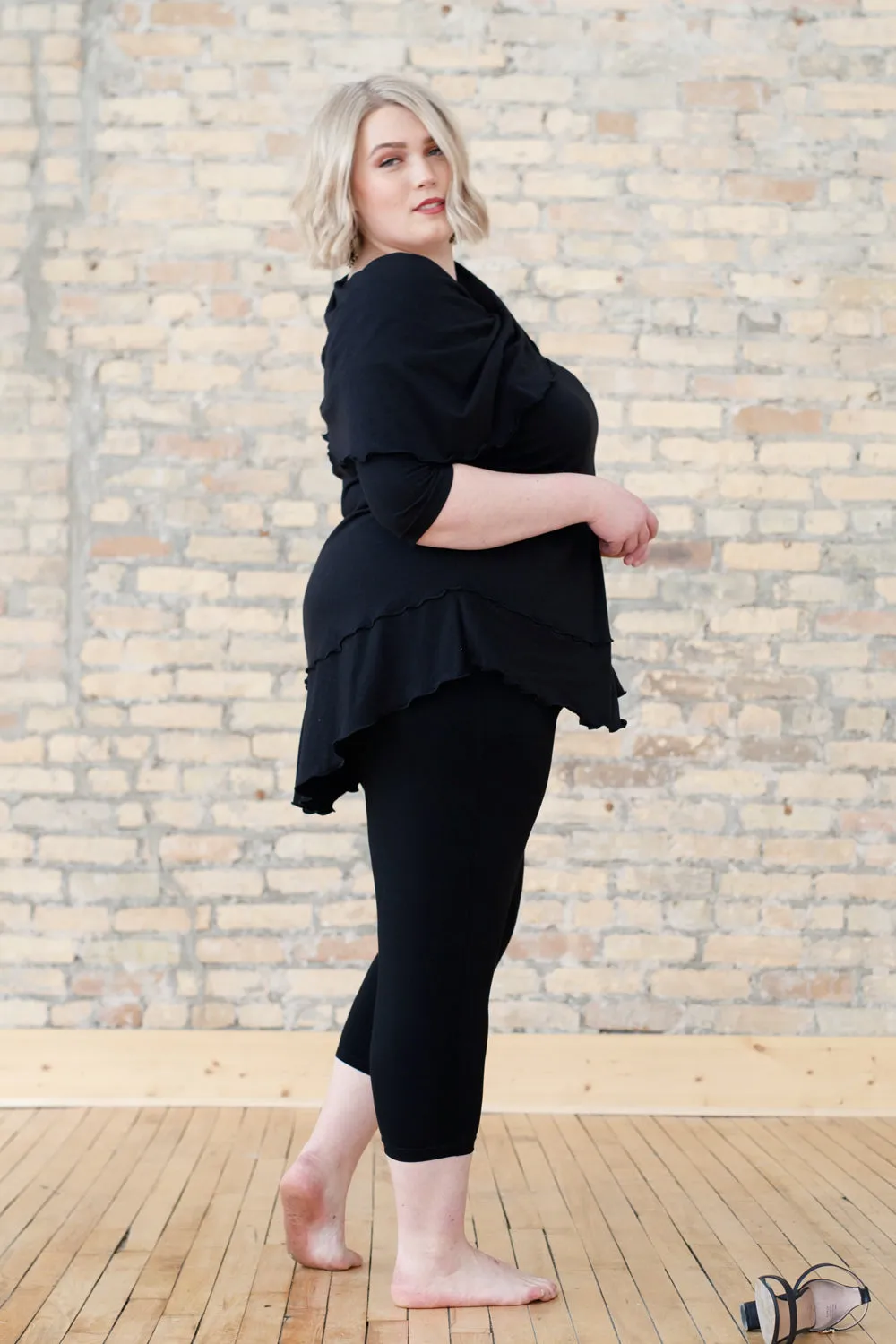 DANIELLE Tunic- Black sold by Anne Mulaire product image thumbnail 3