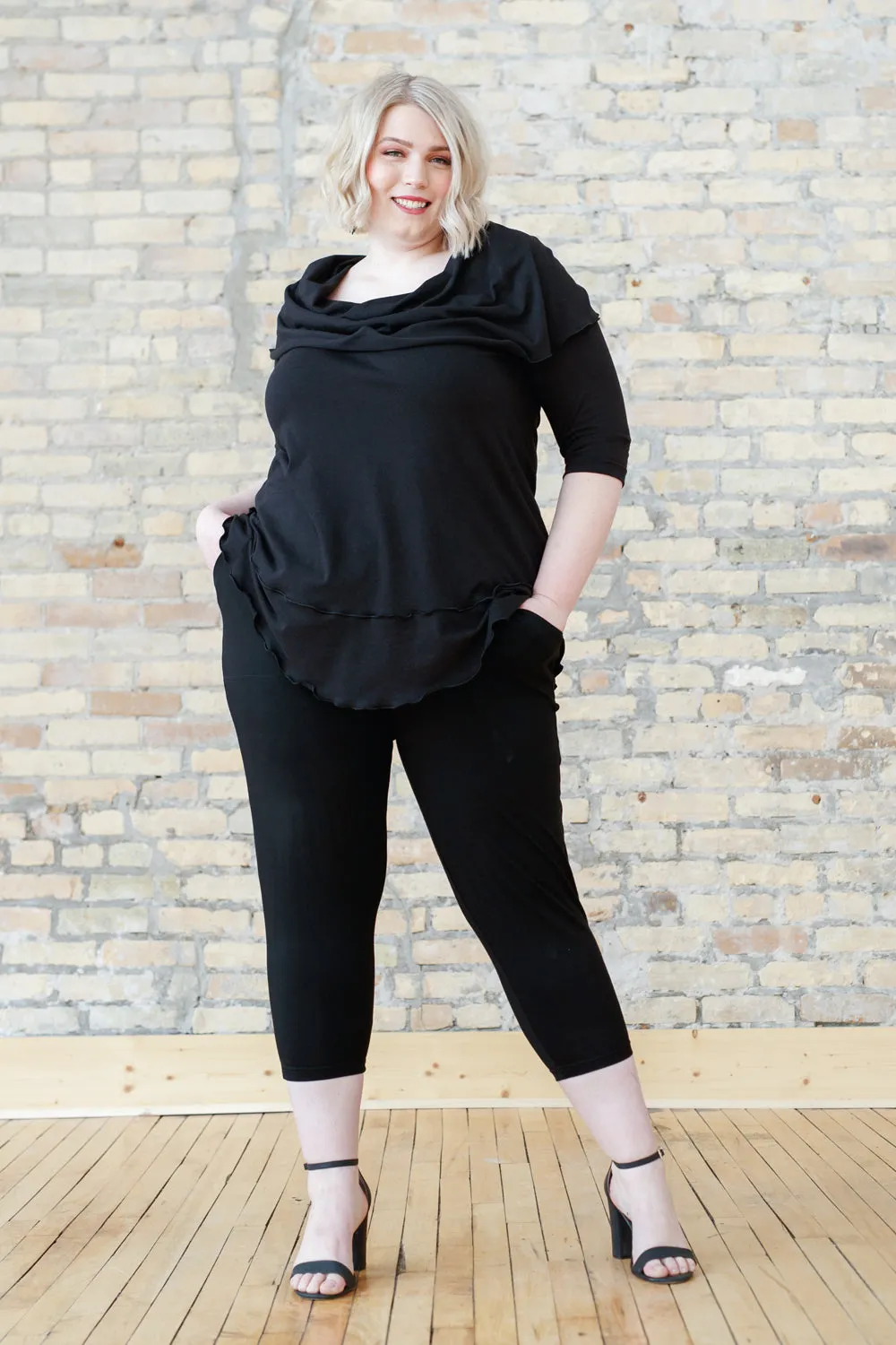 DANIELLE Tunic- Black sold by Anne Mulaire product image thumbnail 2