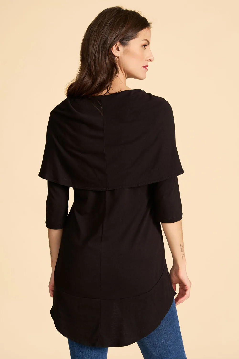 DANIELLE Tunic- Black sold by Anne Mulaire product image thumbnail 5