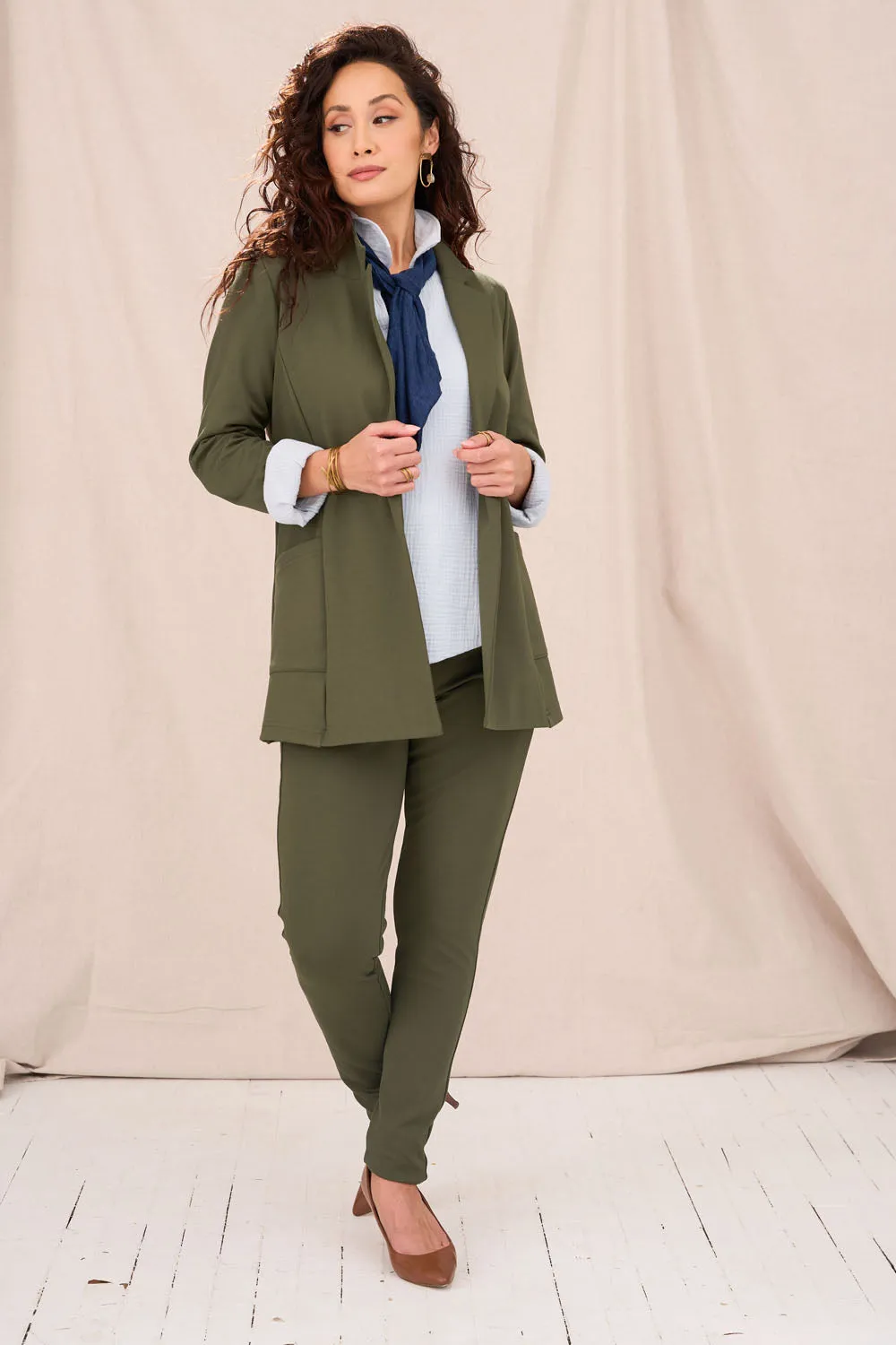 CHAPLIN SLIM Pant- Cedar sold by Anne Mulaire product image thumbnail 2