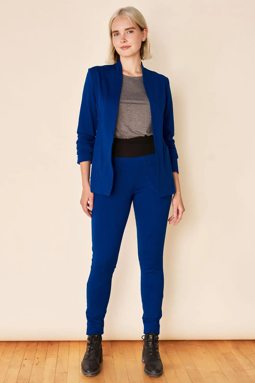 LAST CHANCE - CHAPLIN SLIM Pant- Cobalt sold by Anne Mulaire product image thumbnail 2