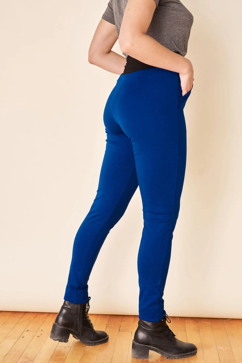 LAST CHANCE - CHAPLIN SLIM Pant- Cobalt sold by Anne Mulaire product image thumbnail 4