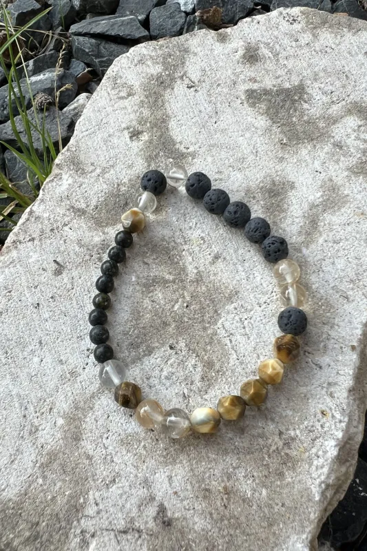 Beaded Bracelet - Healing Earth sold by Anne Mulaire