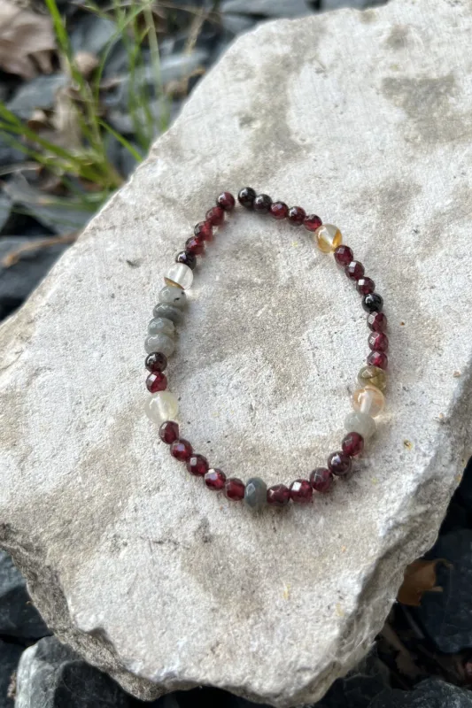 Beaded Bracelet - Immunity & Vitality Boost sold by Anne Mulaire