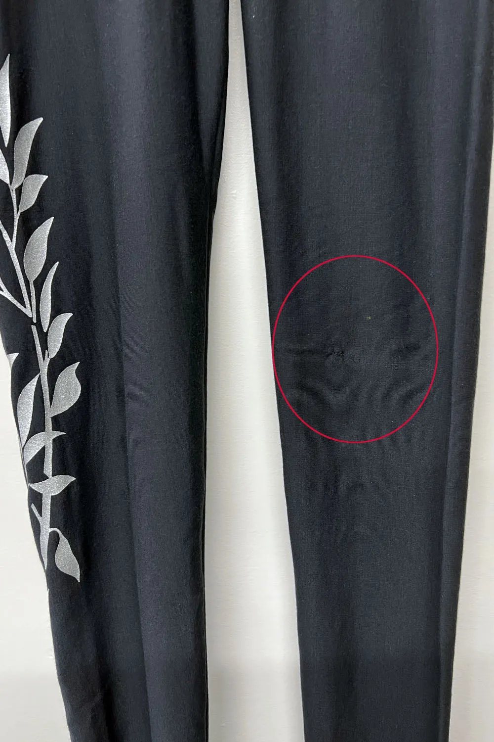 RESALE - Winter Legging NW Print- M- Charcoal- RE467 sold by Anne Mulaire product image thumbnail 3