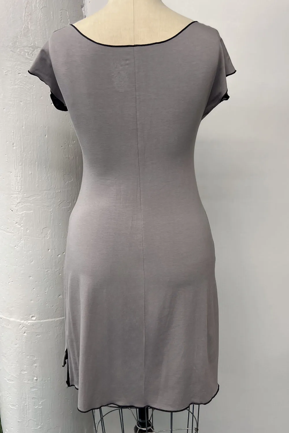 RESALE - Tessie Dress- M- Grey/Black- RE469 sold by Anne Mulaire product image thumbnail 2