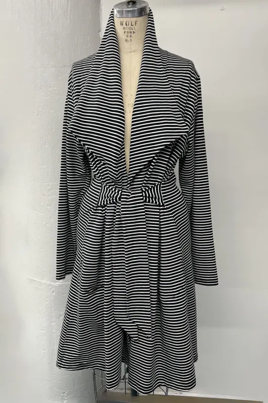 RESALE - Stripe Robe- L/XL - RE491 sold by Anne Mulaire