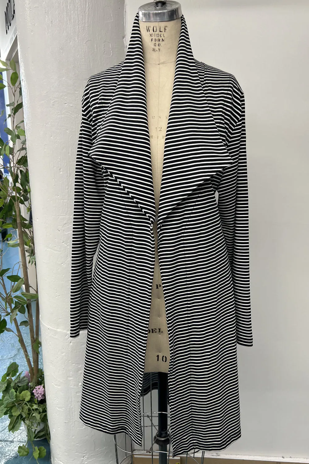 RESALE - Stripe Robe- L/XL - RE491 sold by Anne Mulaire product image thumbnail 3