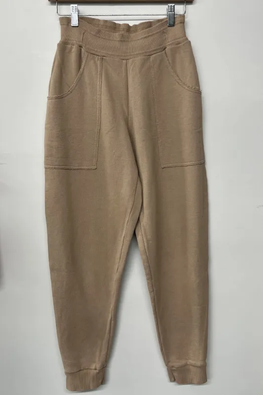 RESALE -Cotton Joggers- Almondine- S- RE493 sold by Anne Mulaire