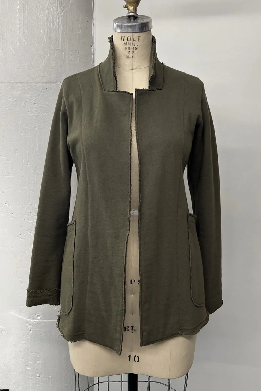 RESALE -Atlas Jacket- Khaki- S- RE494 sold by Anne Mulaire product image thumbnail 3