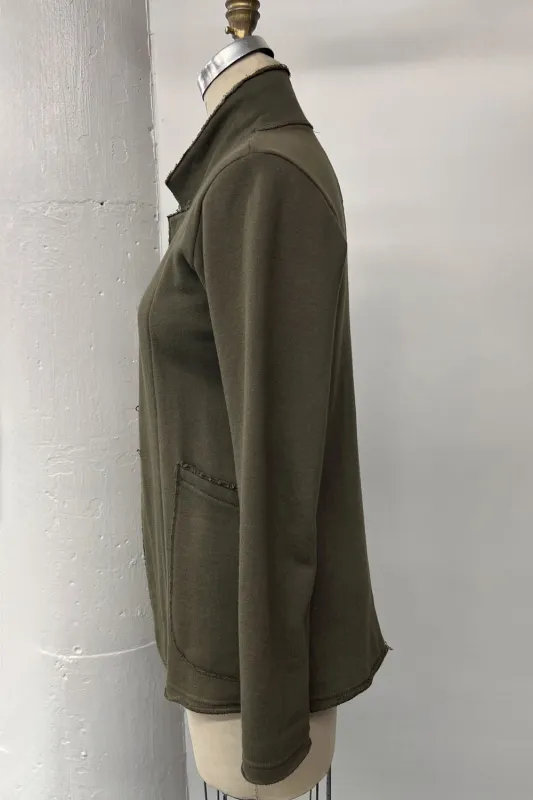 RESALE -Atlas Jacket- Khaki- S- RE494 sold by Anne Mulaire