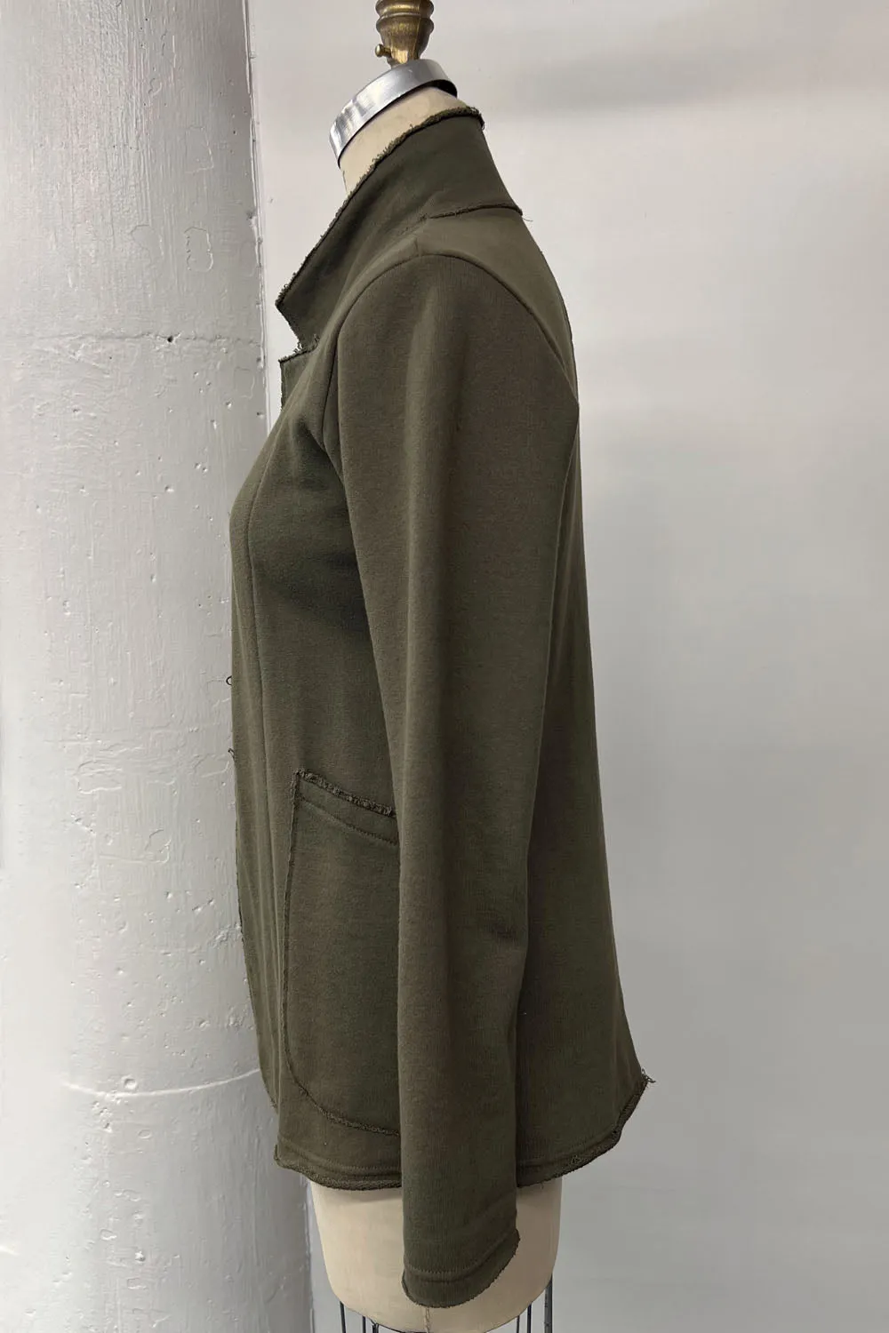 RESALE -Atlas Jacket- Khaki- S- RE494 sold by Anne Mulaire