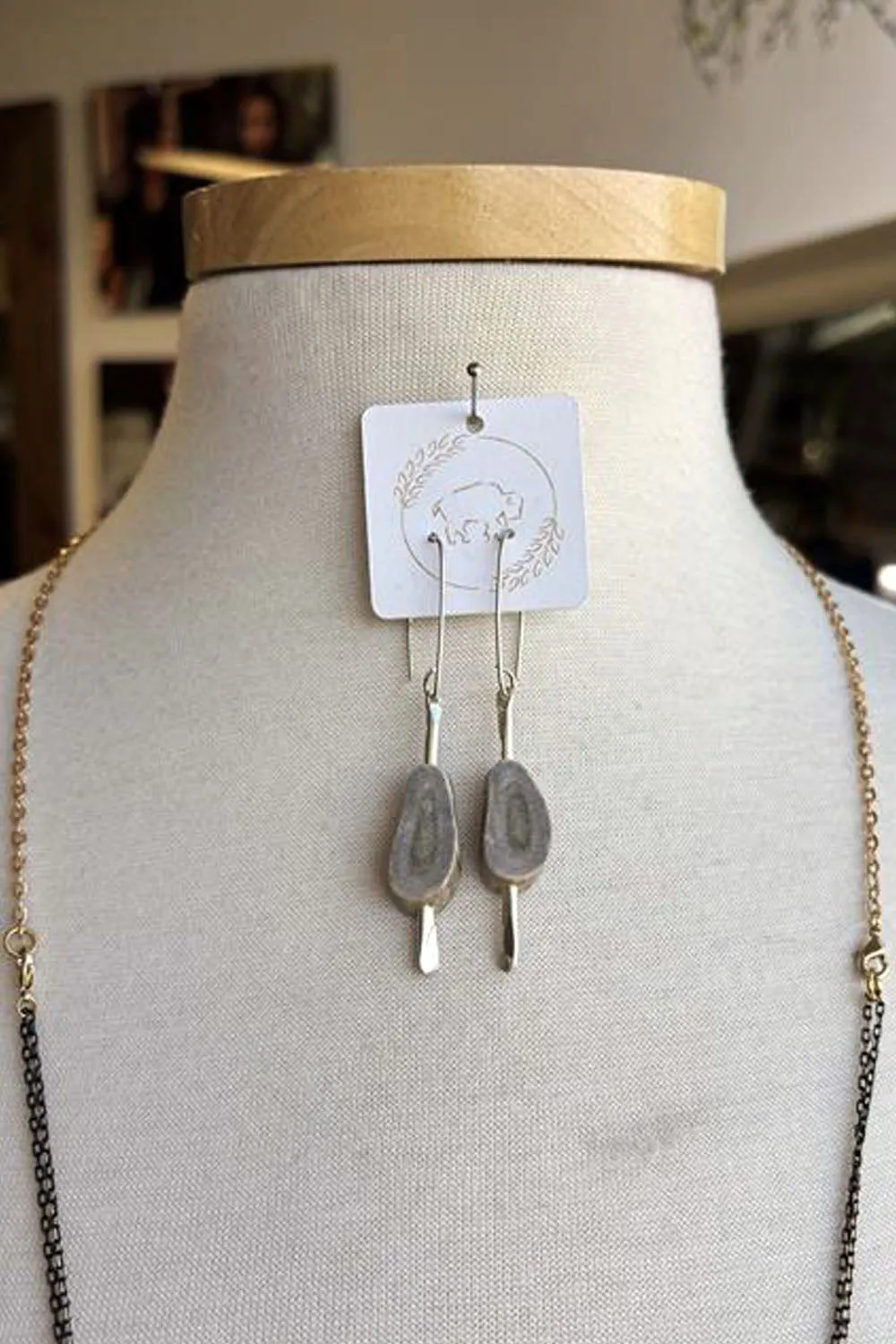 Sheppards Hook - Antler Silver Earrings - 223 sold by Anne Mulaire