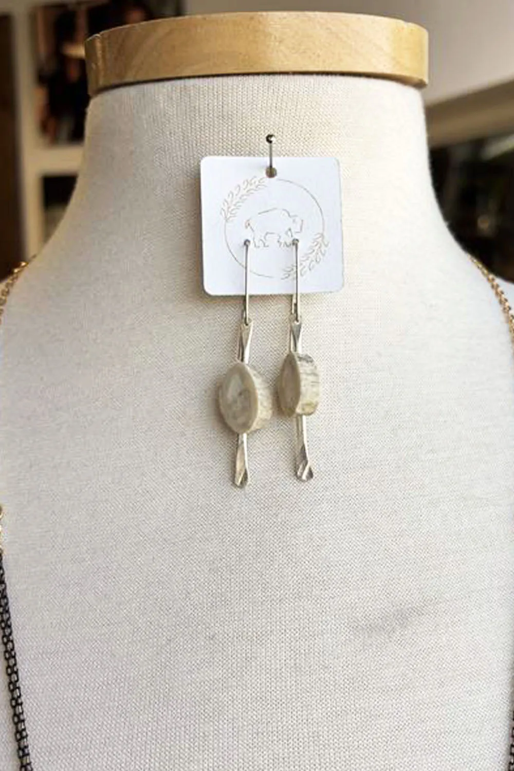 Sheppards Hook - Antler Silver Earrings - 222 sold by Anne Mulaire