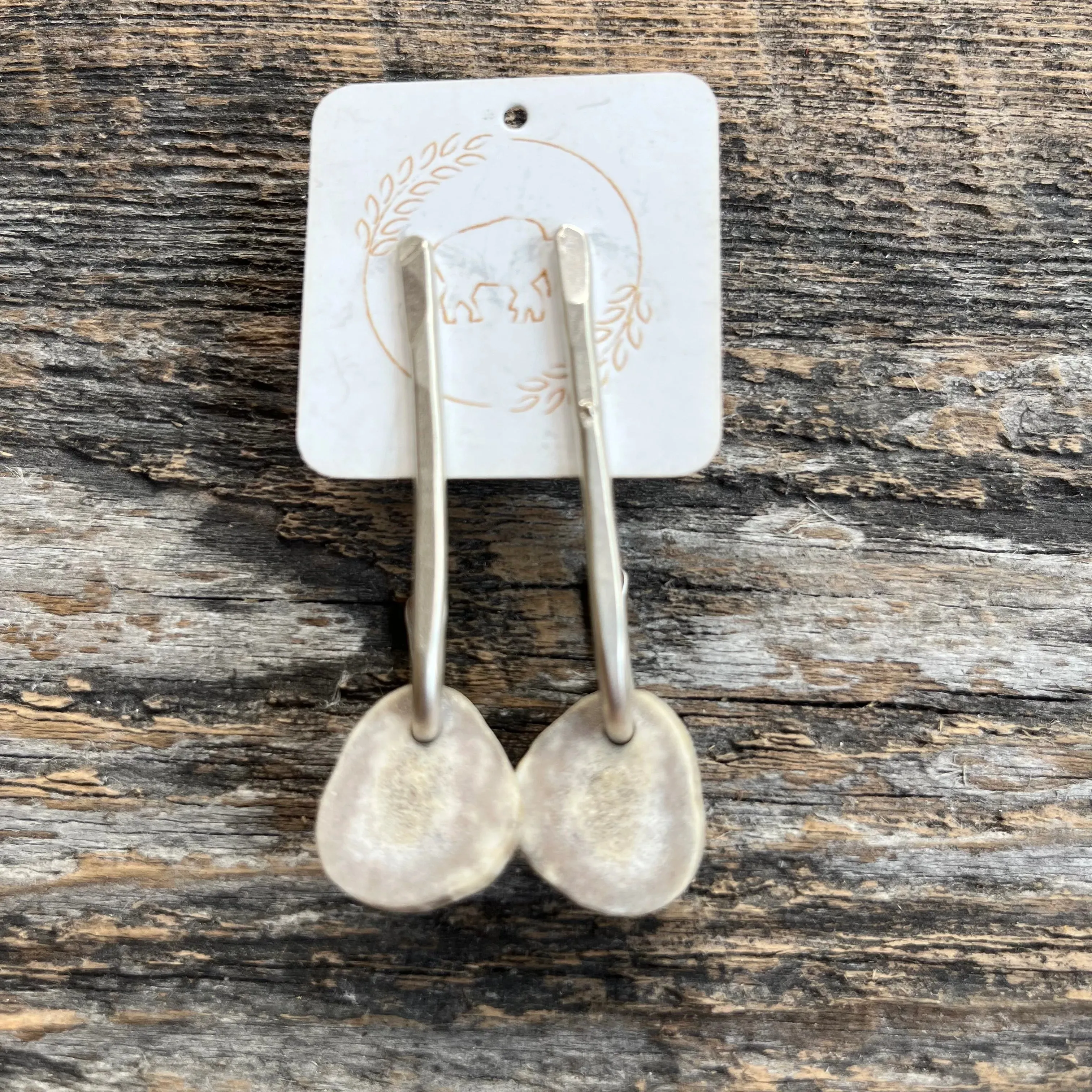 Sheppards Hook - Silver Hook Stud Earrings- #132 sold by Anne Mulaire product image thumbnail 2