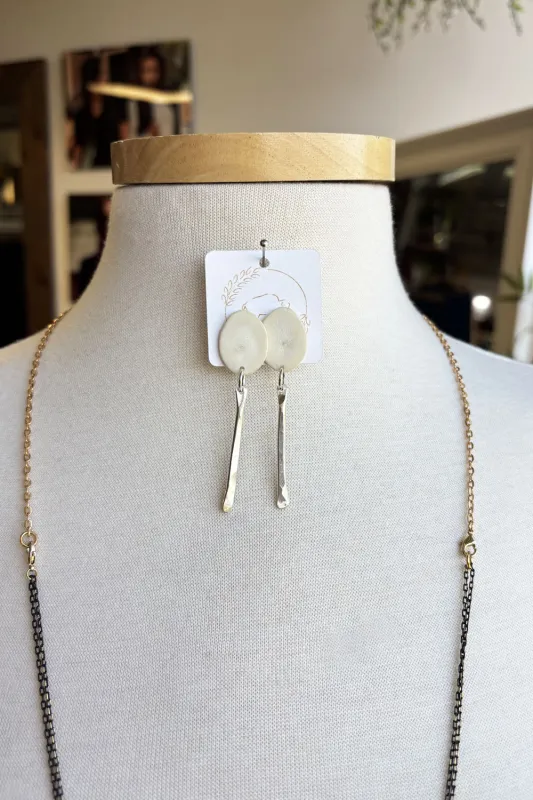 Sheppards Hook - Antler Silver Stud Earrings- #218 sold by Anne Mulaire