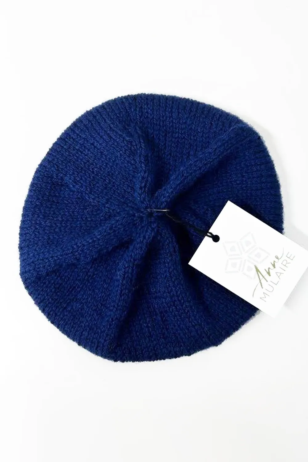 KNITS - 100% Wool Beret Toque- Blue sold by Anne Mulaire product image thumbnail 2