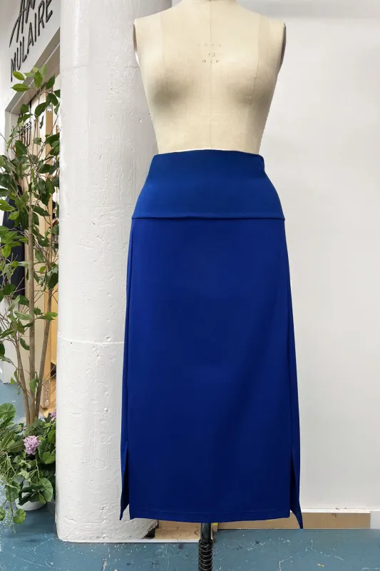 RESALE - Mariette Skirt - 4X- Cobalt- RE501 sold by Anne Mulaire
