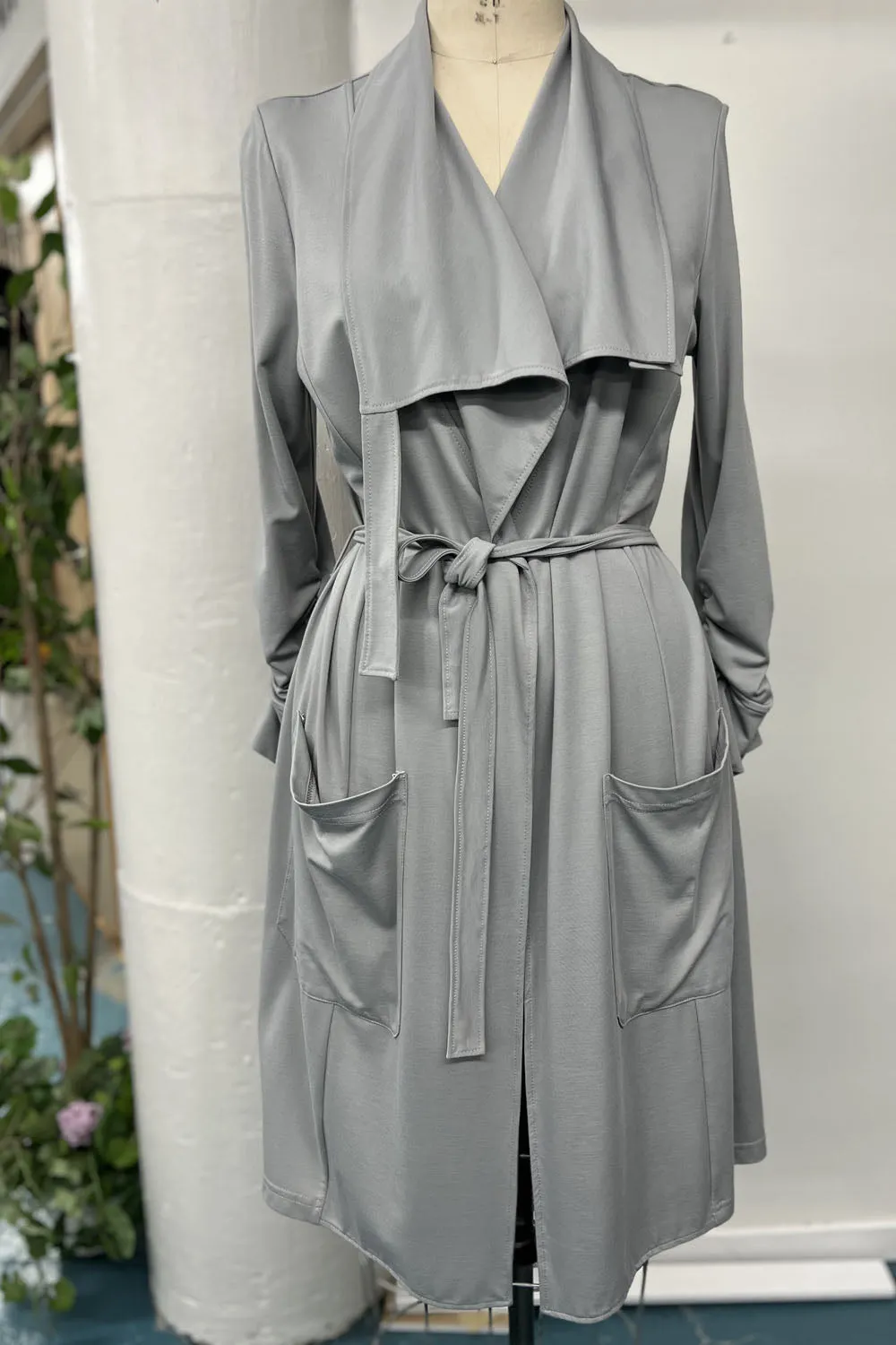 RESALE - Maude Wrap Jacket - S/M - Stone- RE539 sold by Anne Mulaire