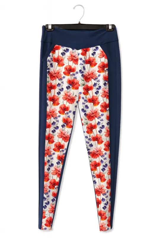 RESALE - Promenade Print Pant - M - Bloomfield - RE516 sold by Anne Mulaire