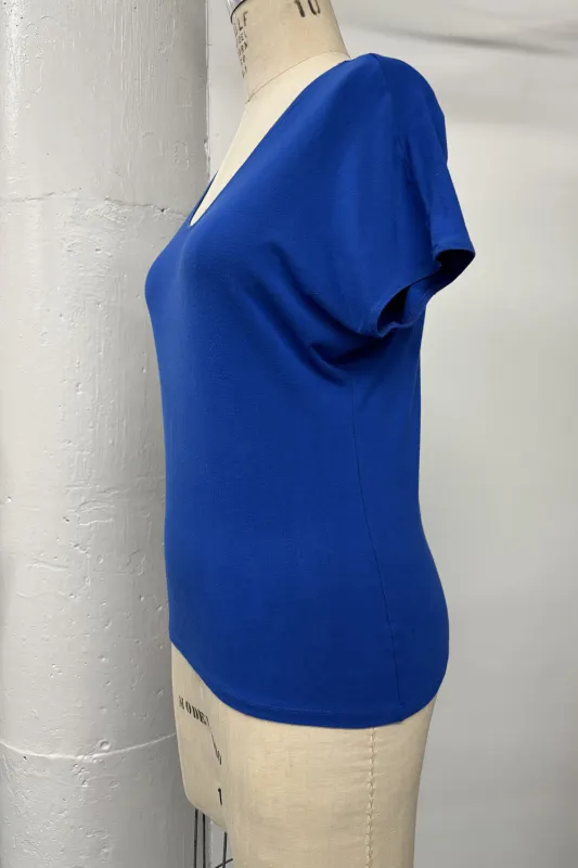 RESALE - Blouson Top - XS - Deep Blue- RE558 sold by Anne Mulaire