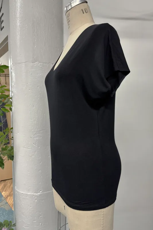 RESALE - Blouson Top - XS - Black- RE557 sold by Anne Mulaire