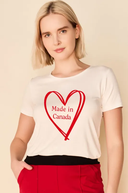 MADE IN CANADA Cotton T-Shirt sold by Anne Mulaire