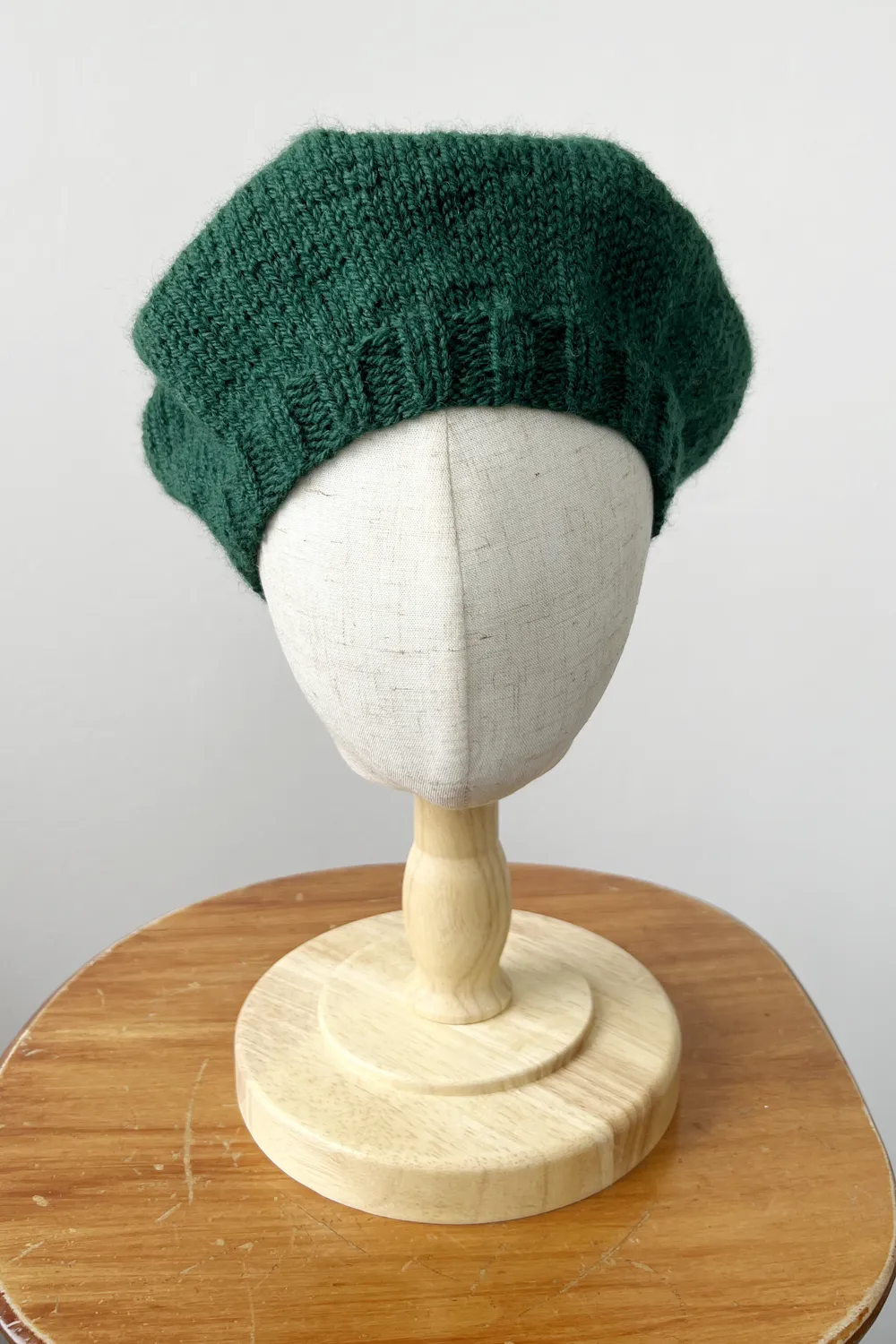 KNITS - 100% Wool Beret Toque- Pine sold by Anne Mulaire product image thumbnail 2