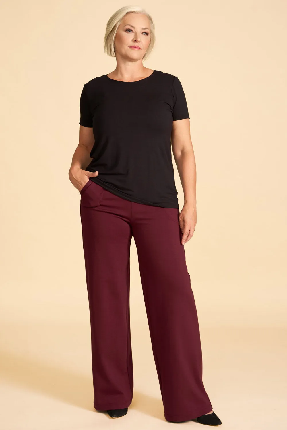 SOFT LUXE Bamboo Tee sold by Anne Mulaire product image thumbnail 4