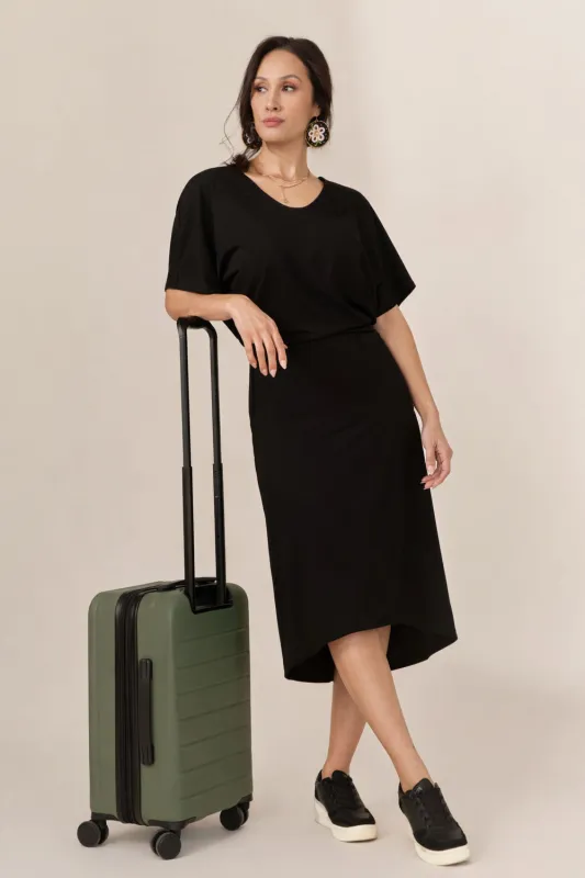 Riviere Bamboo Dress made by Anne Mulaire