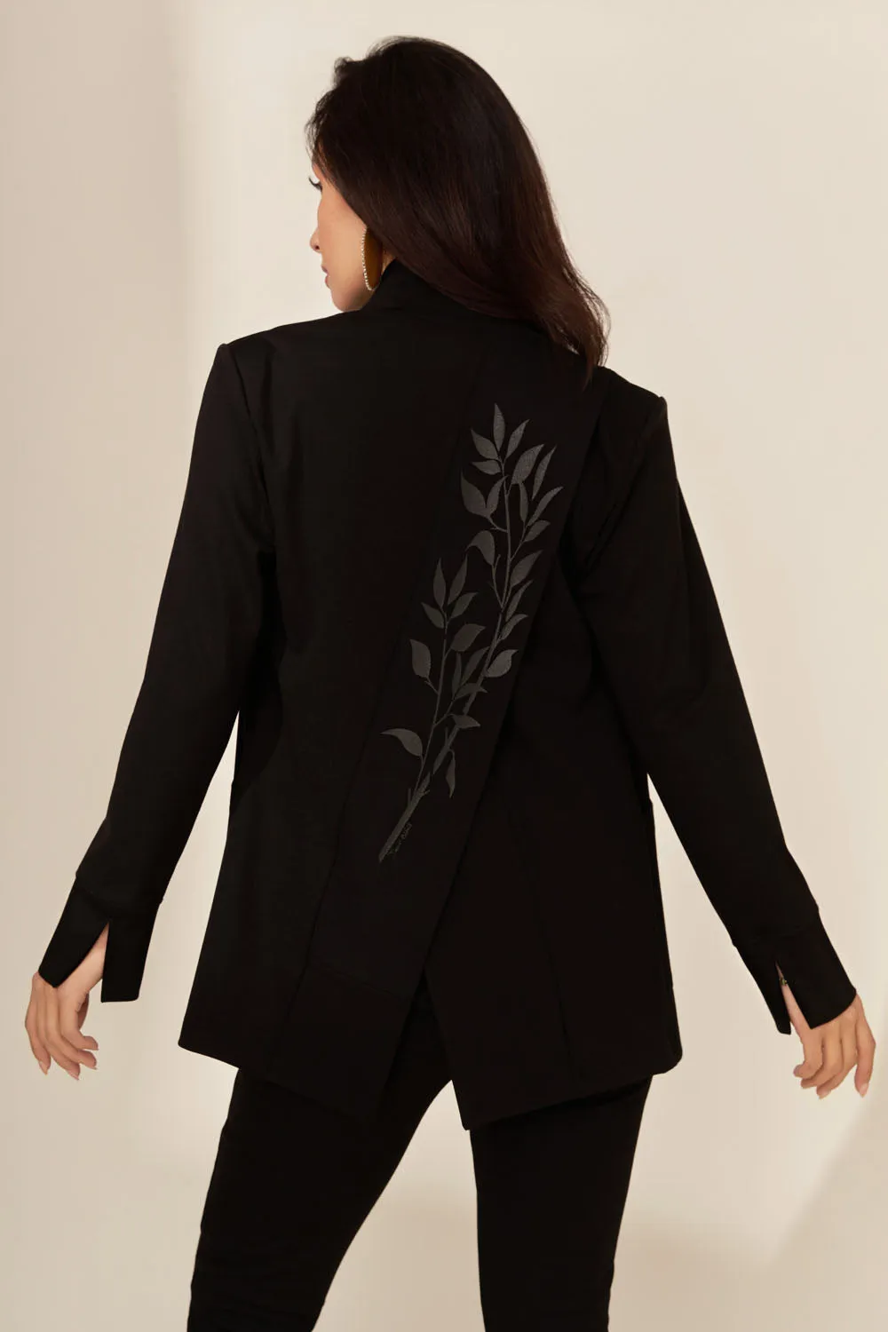 Voyageur Open Back Jacket sold by Anne Mulaire