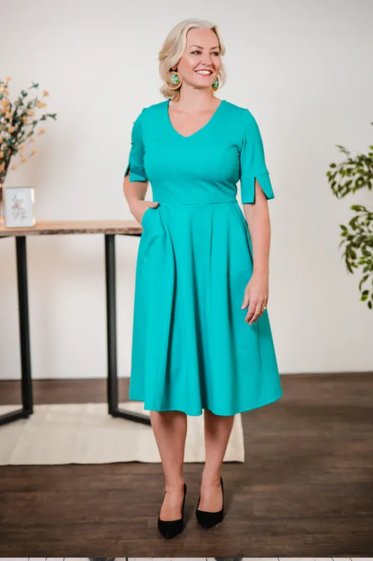 Adaline Dress made by Anne Mulaire