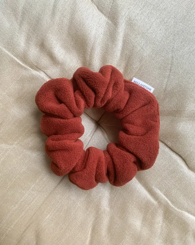 Recycled Fleece Scrunchie - Pumpkin Spice sold by BELLANTONI