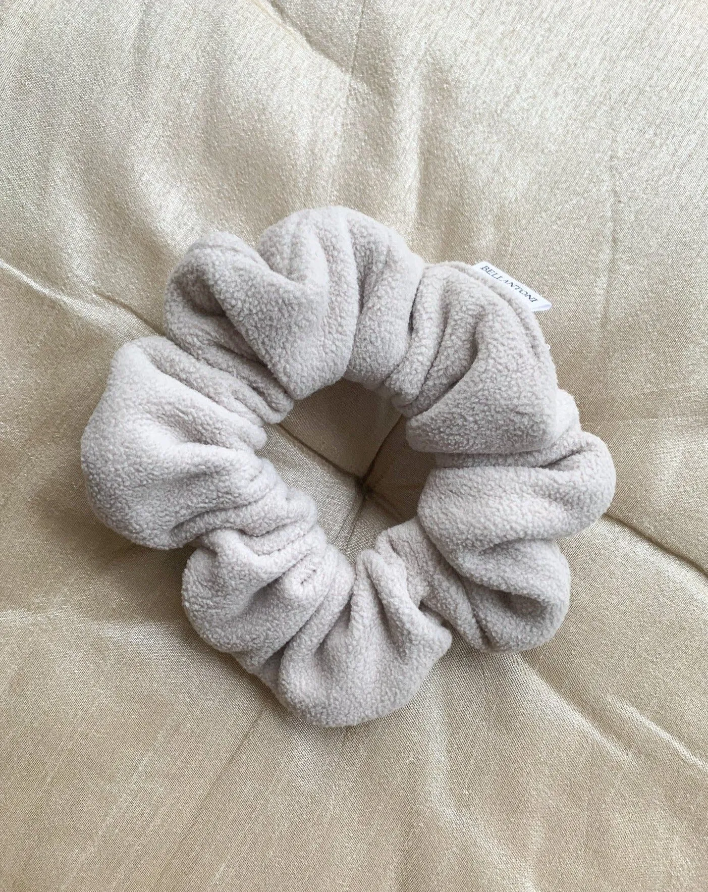 Recycled Fleece Scrunchie - Oat sold by BELLANTONI product image thumbnail 2