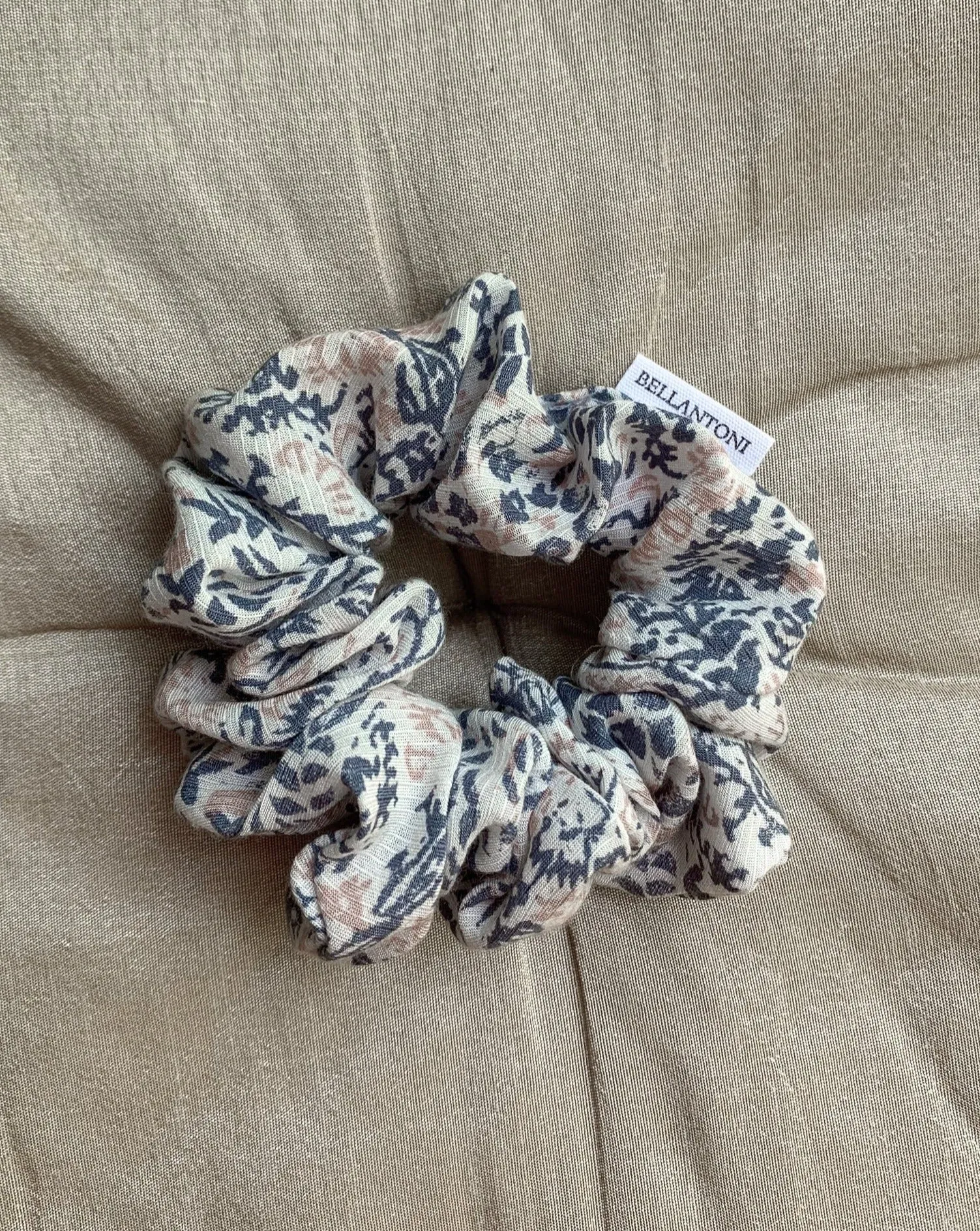 Recycled Scrunchie - Speckled Egg sold by BELLANTONI