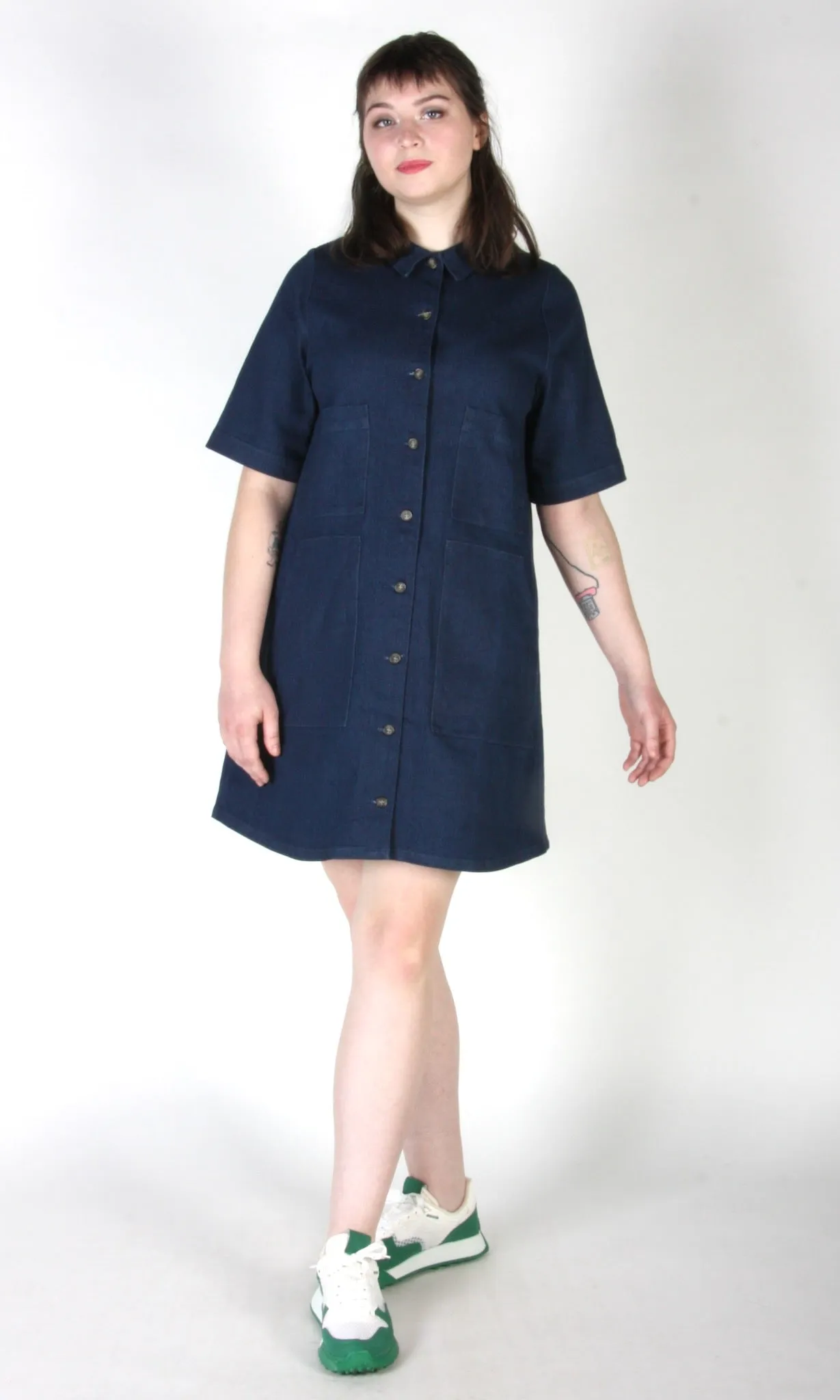 Turr Dress - Dark Wash sold by Birds of North America product image thumbnail 3