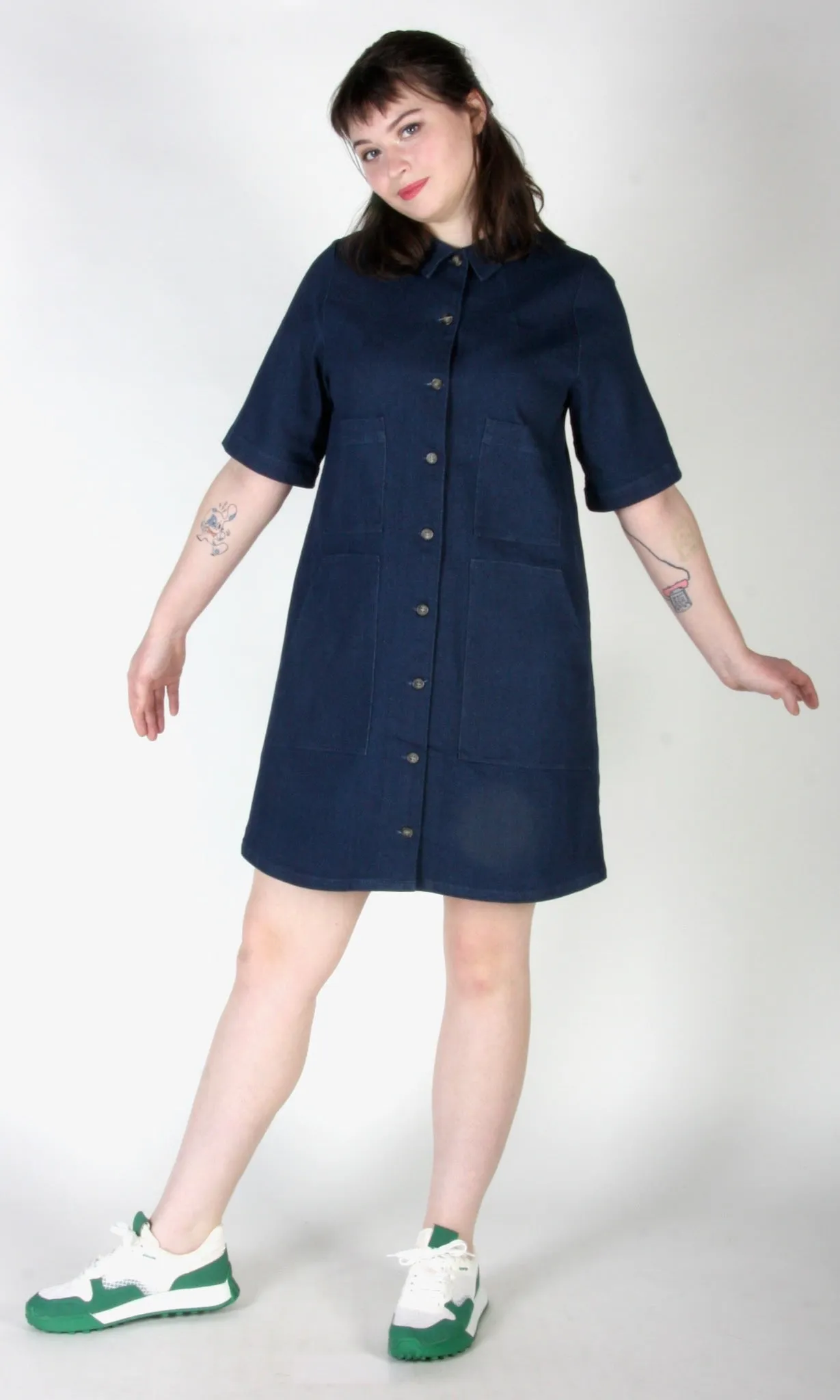 Turr Dress - Dark Wash sold by Birds of North America product image thumbnail 5