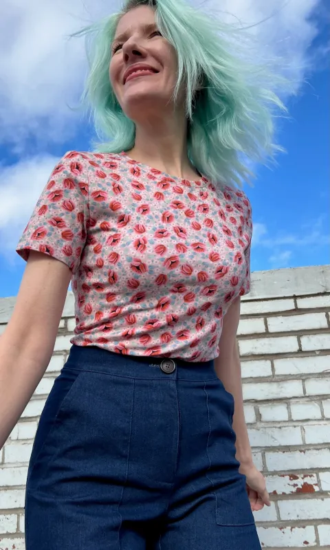 Dipper Top - Rose Puff sold by Birds of North America