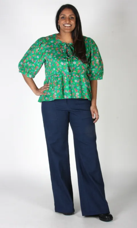 Nunlet Top - Straw Flower made by Birds of North America