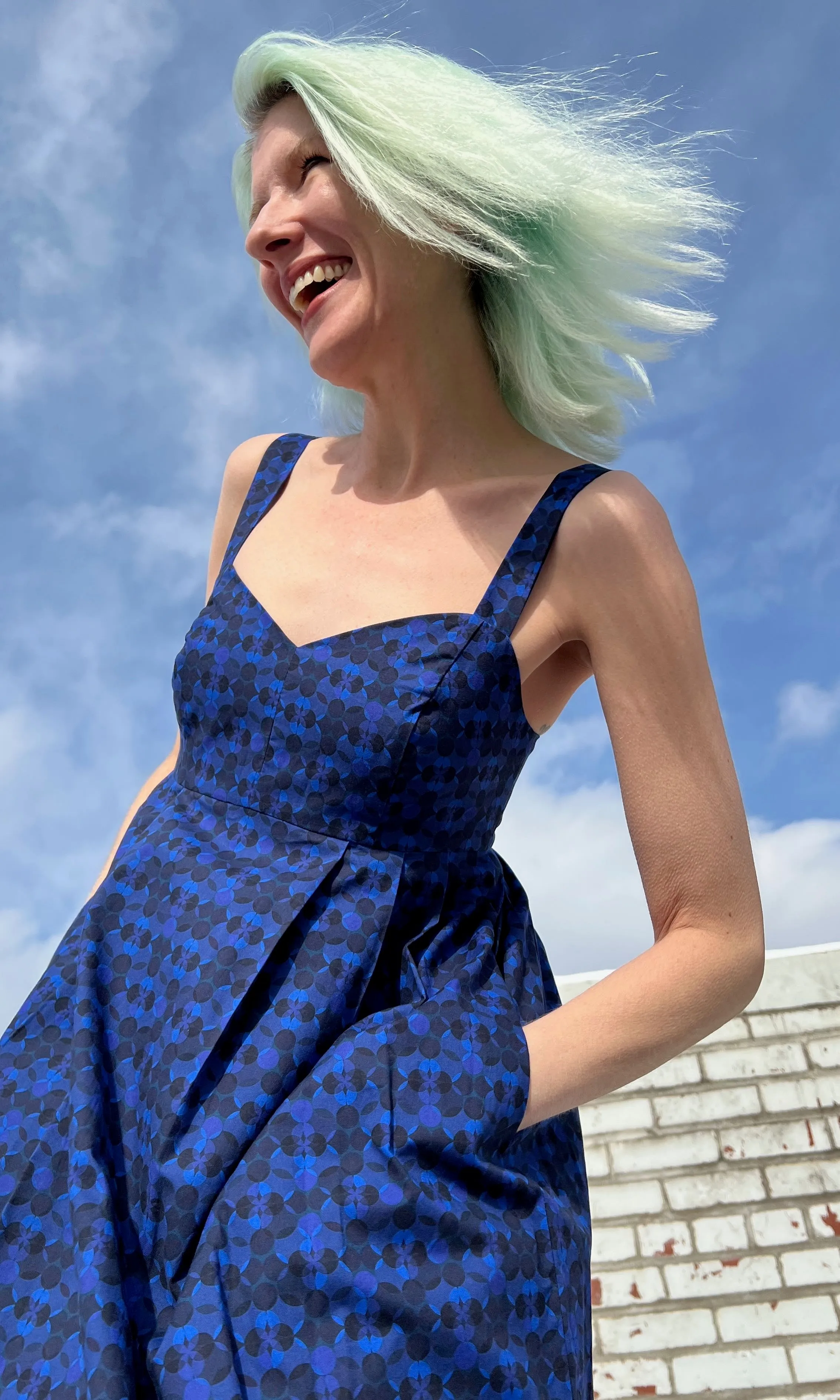 Twite Dress - Zaffre Glass sold by Birds of North America product image thumbnail 2