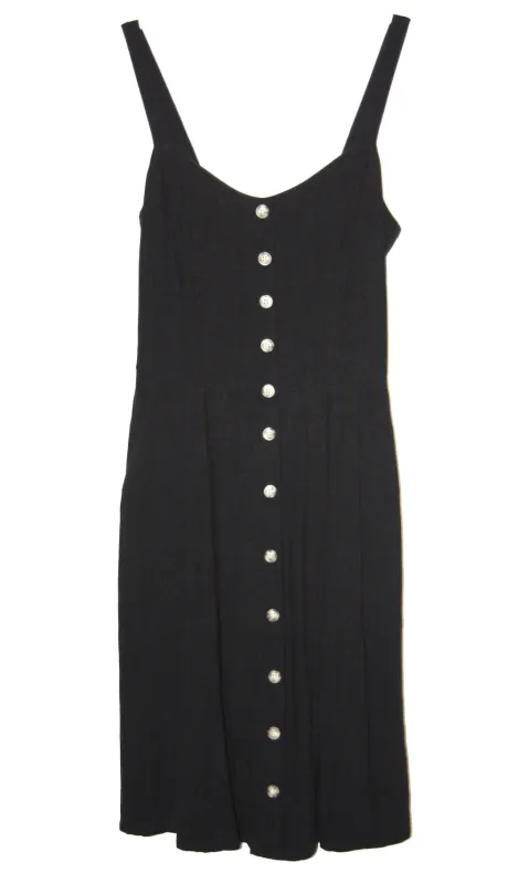 RN963 - 4 - Pluvier Dress - Black made by Birds of North America
