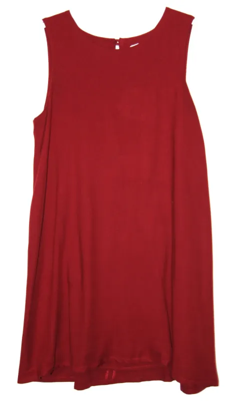 RN950 - 6 - Trumpeter Dress - Burgundy sold by Birds of North America