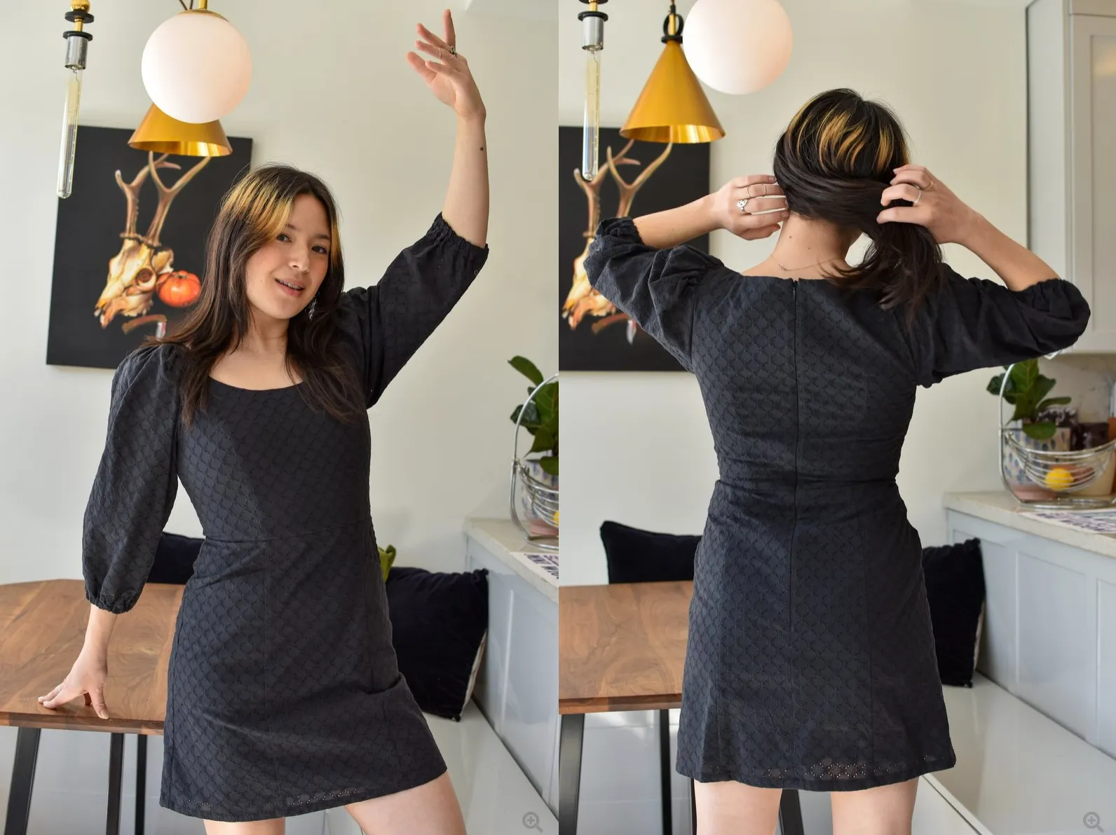 RN940 - 6 - Hummingbird Dress - Black sold by Birds of North America product image thumbnail 3