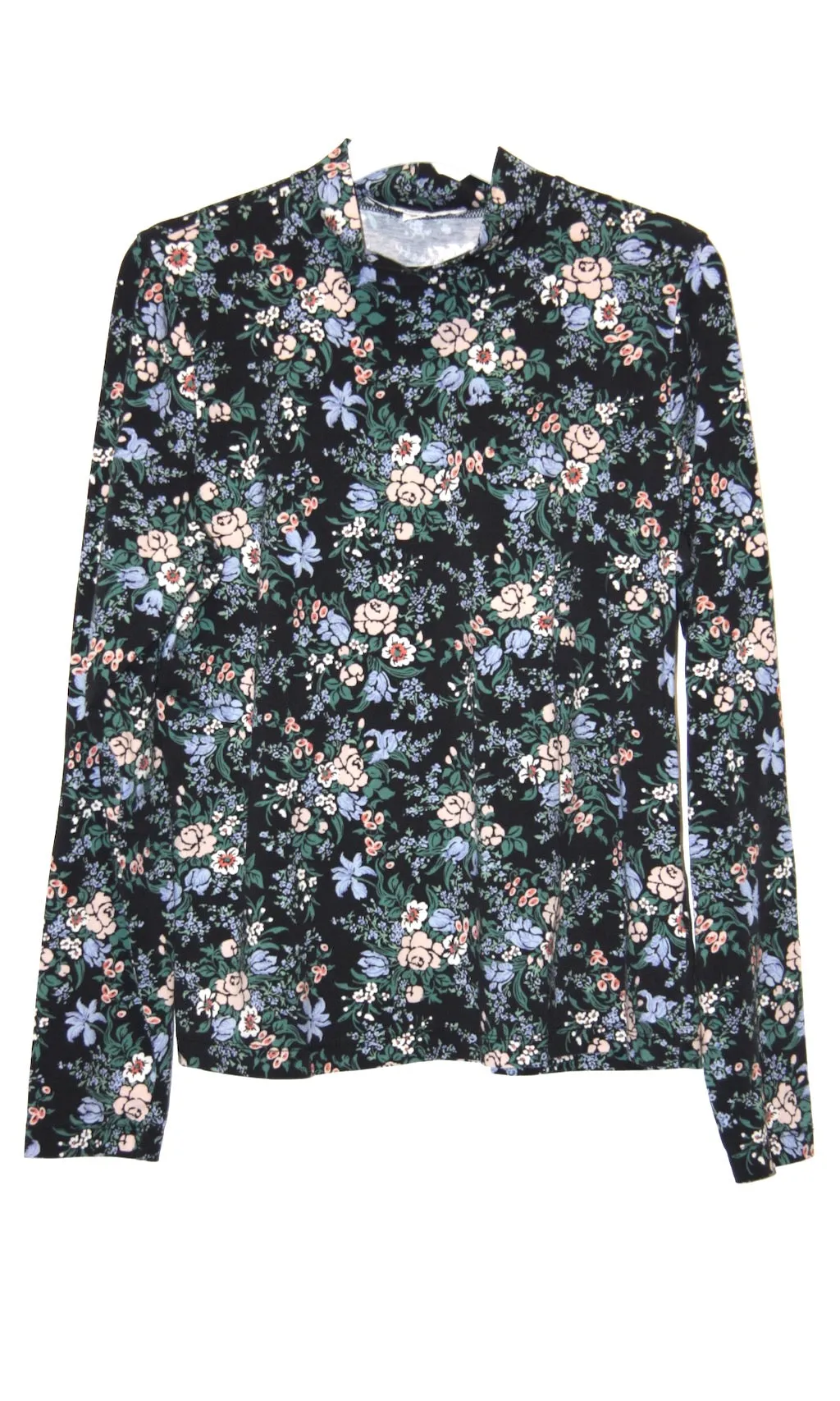 RN880- XL - Nunchie Top - Black Floral sold by Birds of North America