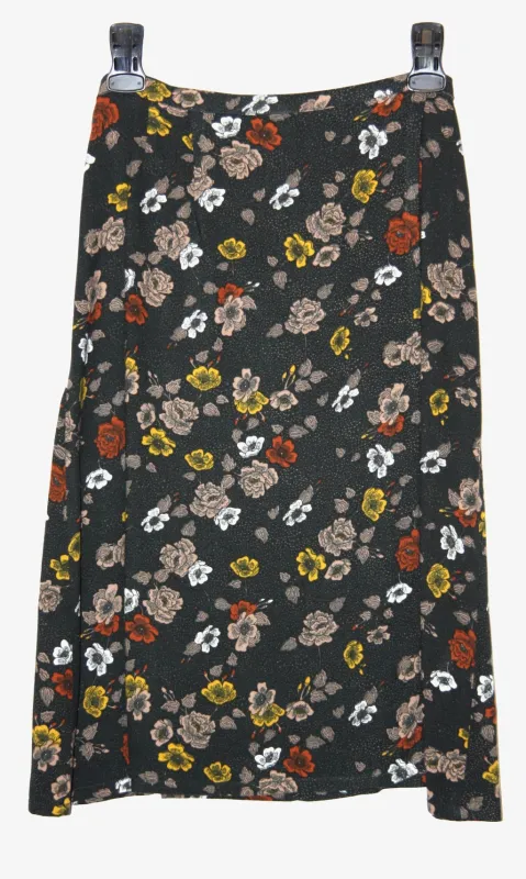RN875 - M - Tournepierre Skirt - Dusk Blooms made by Birds of North America