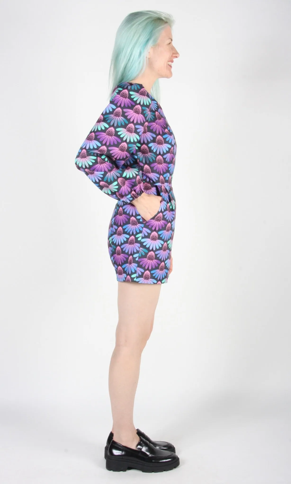 RN858 - 2 - Eave Swallow Romper - Echinacea sold by Birds of North America product image thumbnail 4